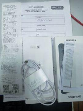 Б/в Мобільний телефон Samsung galaxy a16 4/128gb 01-200836835