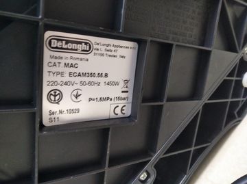 Б/в Кавоварка Delonghi ecam 350.55.b 01-200845187