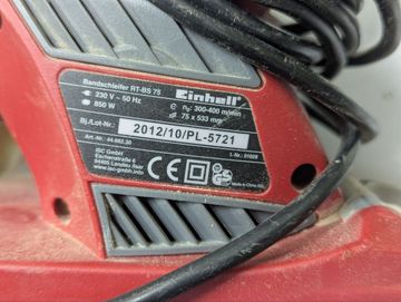 Б/у Ленточная шлифмашина Einhell rt-bs 75 01-200825851