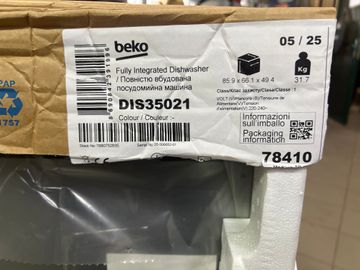 Б/в Посудомийна машина Beko dis35021 01-200862854