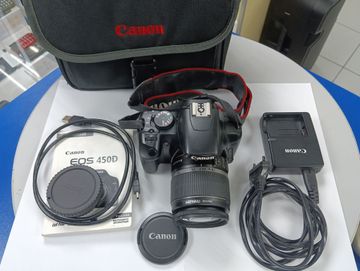 Б/у Фотоаппарат Canon eos 450d + ef-s 18-55mm f/3,5-5,6 is 01-200867596