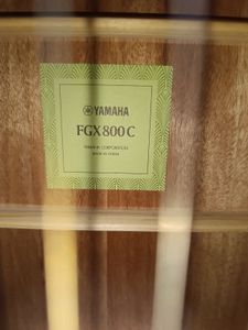 Б/в Електроакустична гітара Yamaha fgx800c 01-200873913
