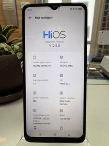Б/в Мобільний телефон Tecno spark 10 ki5q 8/128gb 01-200874722