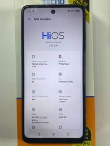 Б/в Мобільний телефон Tecno spark go 2024 4/64gb 01-200892853