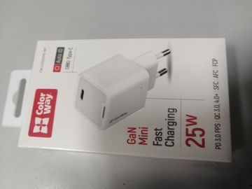 Б/в Мережевий зарядний пристрій Colorway gan mini 25w pd port pps usb-c black (cw-chs052pd-bk) 01-200908107