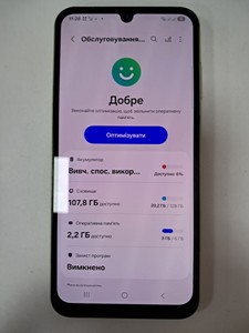 Б/в Мобільний телефон Samsung galaxy a25 5g sm-a256b 6/128gb 01-200910404