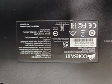 Б/в Клавіатура Corsair k63 01-200946968
