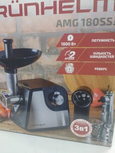 Б/в М'ясорубка Grunhelm amg180ssj 01-200973951