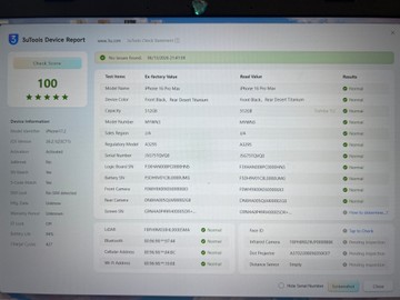 Б/в Мобільний телефон Apple iphone 16 pro max 512gb 01-200913825