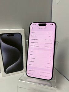 Б/в Мобільний телефон Apple iphone 15 pro 128gb 01-201024119