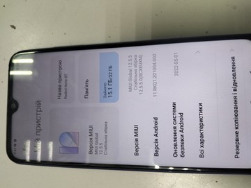Б/в Мобільний телефон Xiaomi redmi note 8t 3/32gb 01-201039920