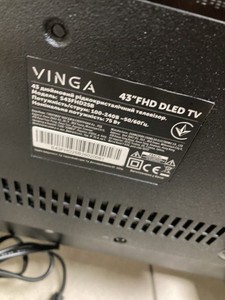 Б/у Телевизор Vinga s43fhd25b 01-201053604