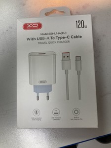 Б/в Мережевий зарядний пристрій Xo l164 + type c 01-201071403