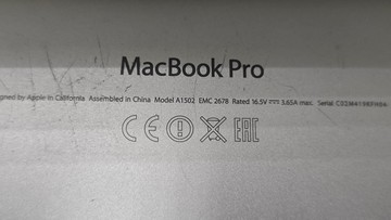 Б/в Ноутбук Apple macbook pro a1502 13,3"/ core i5 2,6ghz/ ram8gb/ ssd256gb/retina/intel iris 01-201091597