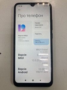 Б/в Мобільний телефон Xiaomi redmi 9at 2/32gb 01-201142189