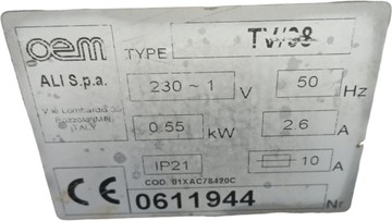 Б/в Професійна м'ясорубка Oem ali s.p.a tw38 01-201146967