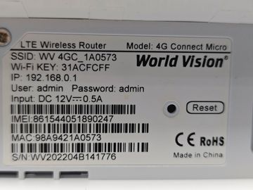 01-200788746: World Vision 4g connect micro