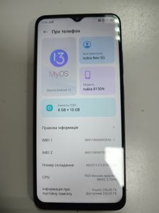 Б/в Мобільний телефон Zte nubia gaming neo 5g 8150n 8/256gb 01-200840378