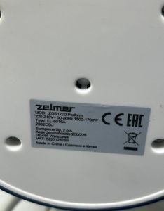 Б/в Пароочищувач Zelmer zgs1700 perform 01-200848138