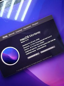 Б/в Ноутбук Apple macbook pro a1707 15.4/ core i7 2,7ghz/ ram16gb/ ssd512gb/ hd530 01-200897556