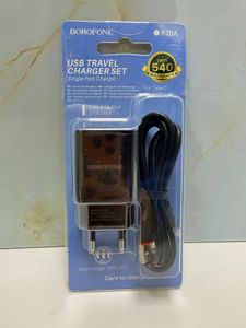 Б/в Мережевий зарядний пристрій Borofone ba20a type c 16-000275999