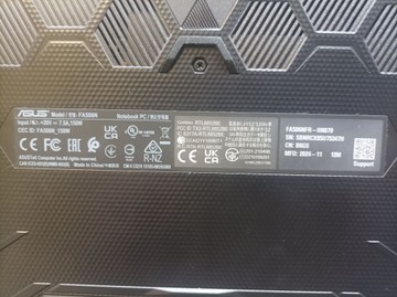 Б/в Ноутбук Asus 16/ryzen 7 7435hs ddr5/16gb ddr5/hdd *відсутній/ssd 512 gb/geforce rtx2050 4gb 01-200927998