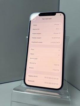 Б/в Мобільний телефон Apple iphone 12 128gb 01-200895880