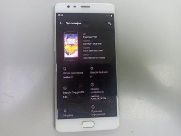 Б/в Мобільний телефон Oneplus 3t 6/64gb 01-200932288