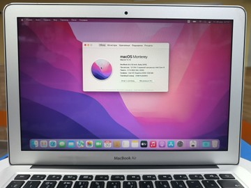 Б/в Ноутбук Apple macbook air 2015 a1466 13,3" core i5 1.6ghz/ram 8gb/ssd 512gb/intel hd graphics 6000 01-200935753