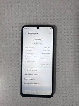 Б/в Мобільний телефон Samsung galaxy a07 4/128gb 01-200899606