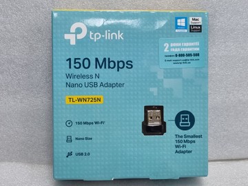 Б/в Wi-fi адаптер Tp-Link tl-wn725n 01-200937481