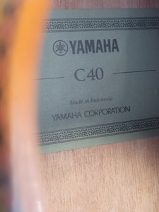 Б/в Класична гітара Yamaha c40 nat 01-201026195