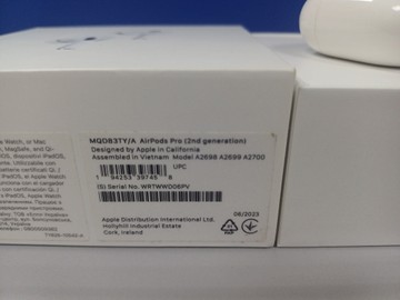 Б/в Навушники Apple airpods pro 2nd generation magsafe 01-201110328