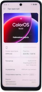 Б/в Мобільний телефон Oppo a5 4g 6/128gb 01-201137838