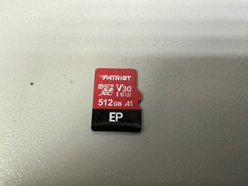 Patriot 512gb microsdxc class 10 uhs-i u3 v30 a1