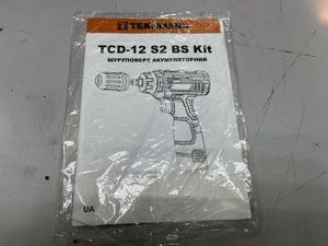 Б/в Шурупокрут Tekhmann tcd-12 s2 bs kit 01-200819639