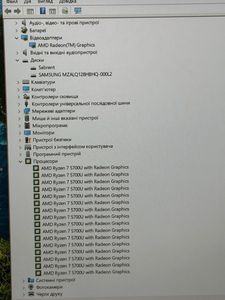 Б/в Ноутбук Lenovo 15/ryzen 7 5700u ddr4/16gb ddr4/hdd 120 gb/ssd 128 gb/*інтегрована 01-200856758