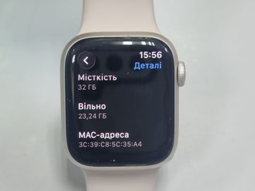 Б/в Смарт-годинник Apple watch series 8 gps 41mm aluminum case 01-200845878