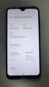 Б/в Мобільний телефон Xiaomi redmi note 8 4/64gb 01-200898932