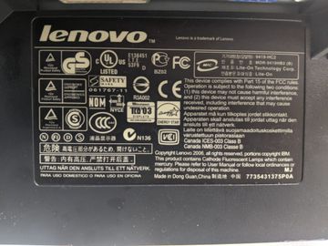 Б/в Монітор Lenovo l192p 01-200873537