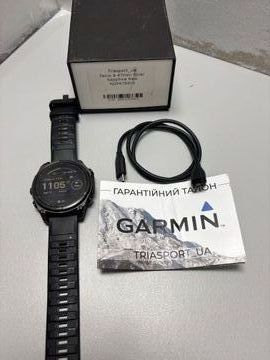 Б/в Смарт-годинник Garmin fenix 8 47mm solar sapphire titanium 01-200918192