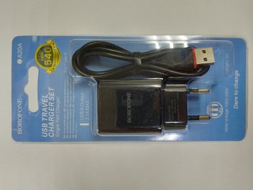 Б/в Мережевий зарядний пристрій Borofone ba20a type c 16-000274258