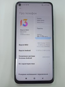 Б/в Мобільний телефон Xiaomi redmi note 9 4/128gb 01-200974296