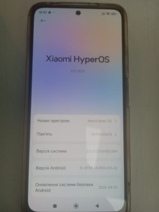 Б/в Мобільний телефон Xiaomi redmi note 12s 8/256gb 01-200991472