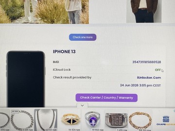 Б/в Мобільний телефон Apple iphone 13 128gb 01-201026391