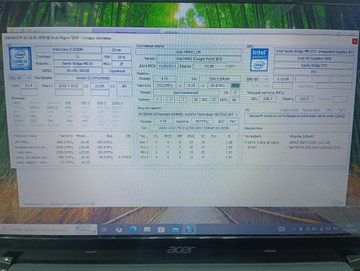 Б/в Ноутбук Acer 15/core i3 2350m ddr3/8gb ddr3/ssd 120 gb/*інтегрована 01-201030370