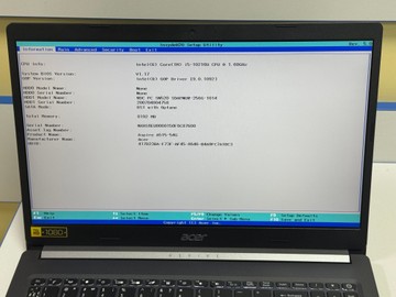 Б/у Ноутбук Acer єкр. 15,6/ core i5-10210u 1,6ghz/ ram8gb/ ssd512gb/ gf mx350 2gb 01-201126676