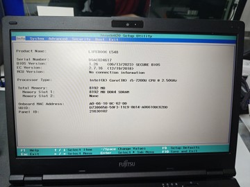 Б/в Ноутбук  14/core i5 7200u ddr3/8gb ddr3/hdd *відсутній/ssd 128 gb/*інтегрована 01-201127843