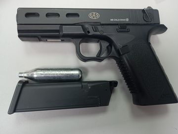 Б/в Пістолет пневматичний Sas g18 blowback 01-200832952