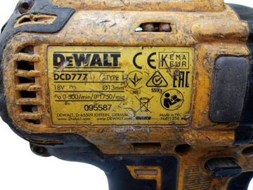 Б/в Набір інструментів Dewalt dcf809 / dcd777 / 2акб 1,5ah / зп 01-200736628